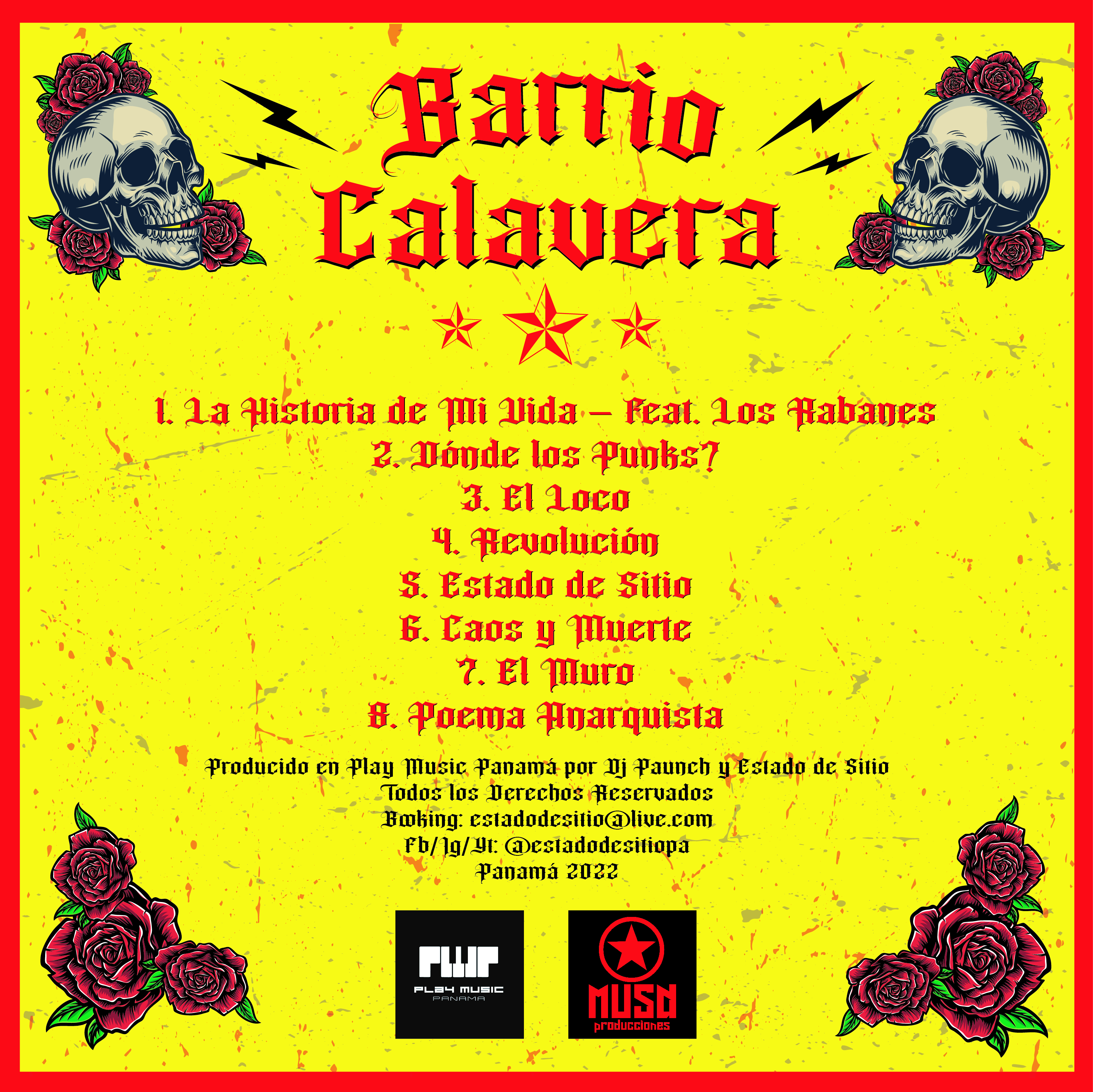Contraportada CD Barrio Calavera