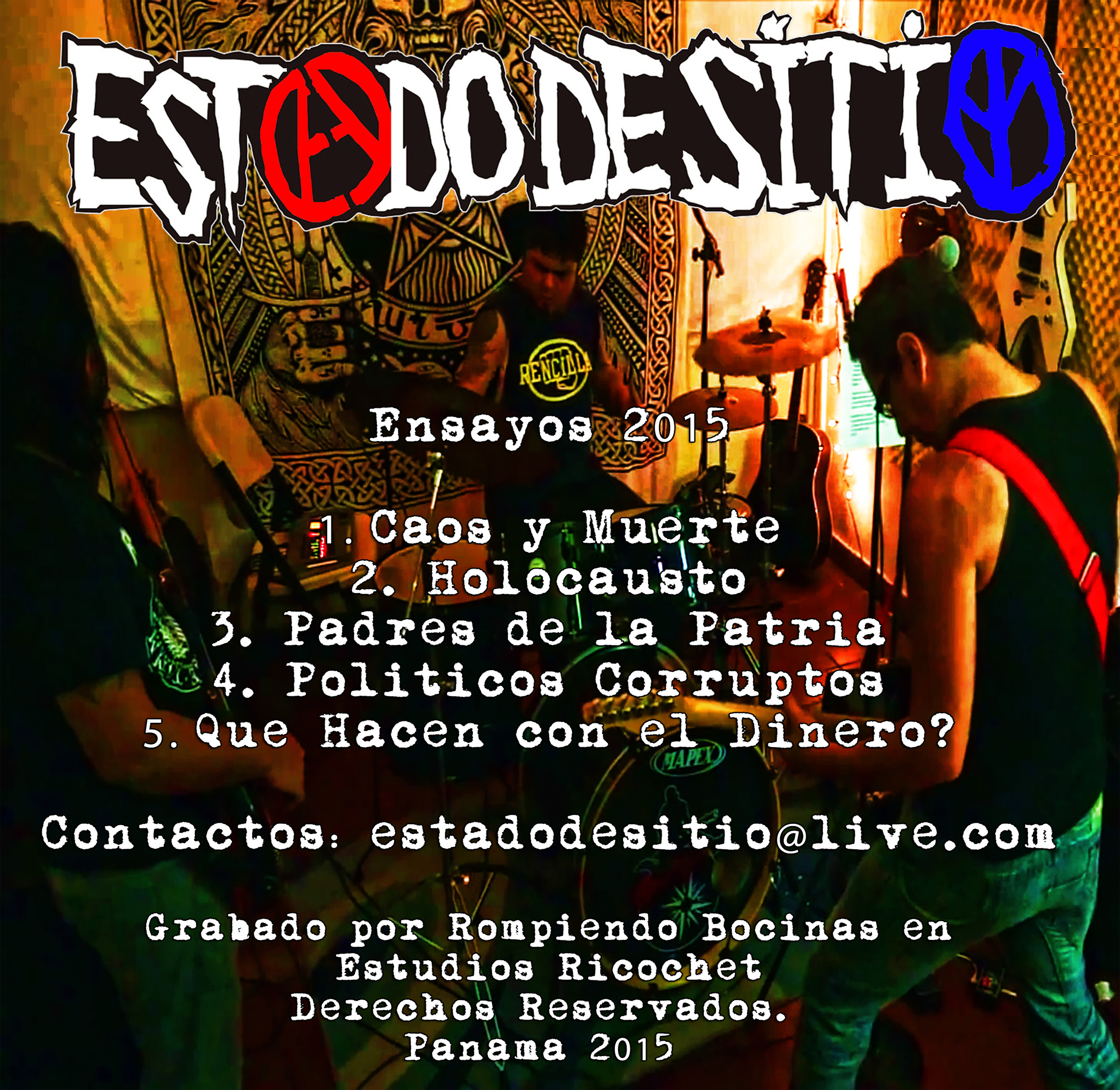 Contraportada E.P. Ensayos 2015